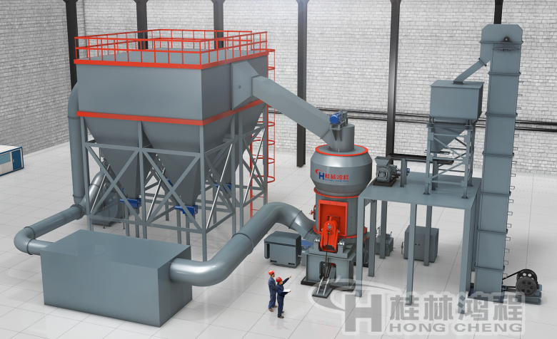 礦渣立磨生產(chǎn)線配置圖 礦渣立磨生產(chǎn)線配置圖