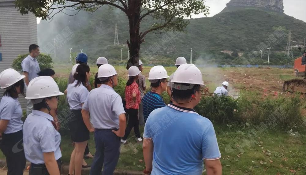 桂林鴻程機(jī)電設(shè)備有限公司廠區(qū)2#生產(chǎn)廠房開工大吉！