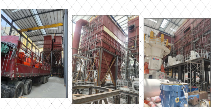 三臺HLMX1700碳酸鈣超細(xì)立磨運抵安裝現(xiàn)場 三臺HLMX1700碳酸鈣超細(xì)立磨運抵安裝現(xiàn)場